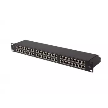 Patch panel LANBERG PPS5-1048-B 48-port 1U 19 inch Cat5e FTP black