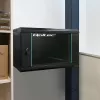 19 inch rack cabinet QOLTEC 54464 12U 600x635x450 Black