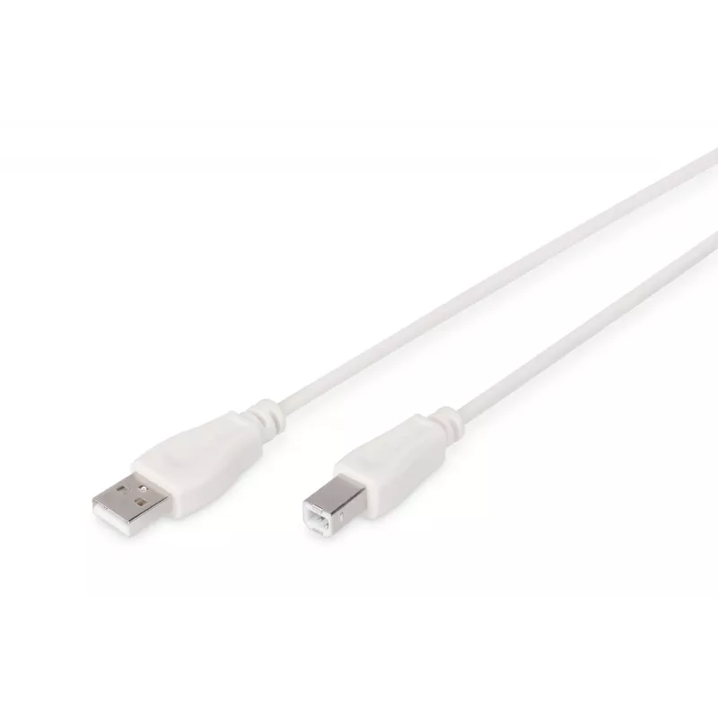 Assmann USB connection cable. type A - B M/M. 1.8m. USB 2.0 suitable. UL. be (AK-300102-018-E)