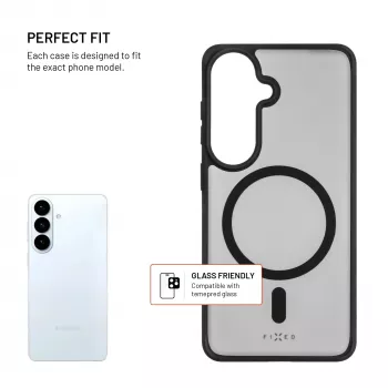 Fixed MagMisty | Back cover | Samsung | Galaxy S26 | Polycarbonate/TPU | Black
