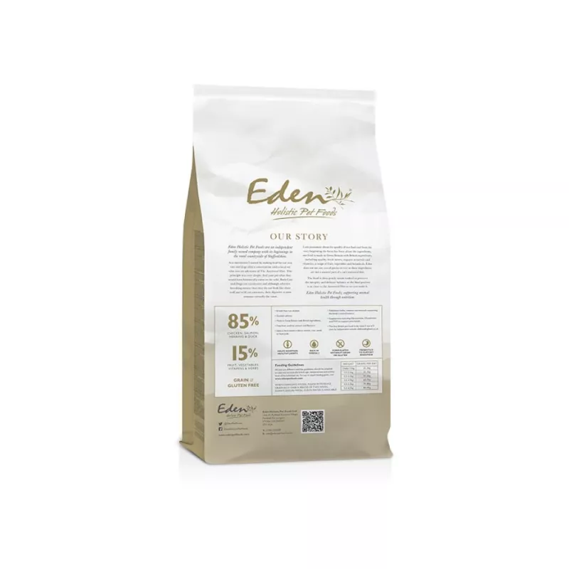 Dry cat food Eden Original Cousine 10 kg — complete adult nutrition, 43% protein, 23% fat, grain- and gluten-free