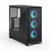 Fractal Design Pop 2 Air Black Solid mid-tower PC case — ATX support, 3x 120 mm front fans, 2.5/3.5 inch drive bays, 215×481×462 mm