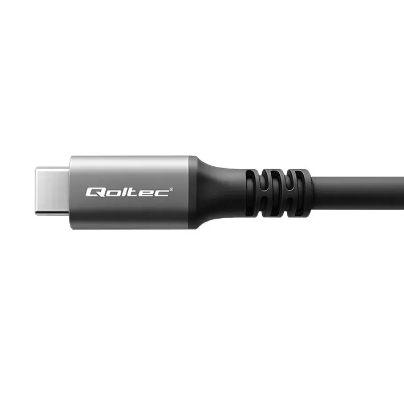 USB-C cable QOLTEC USB4 240W for Thunderbolt 3/4, 40 Gbps, 240 W power delivery