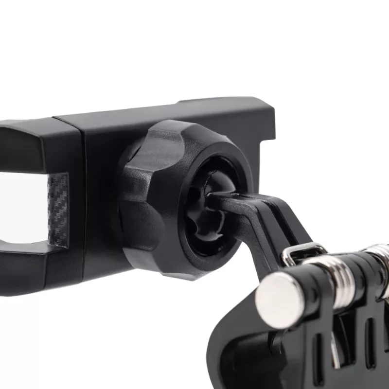 Phone holder Tellur TLL171261 — universal compact adjustable-angle car and desk mount, black