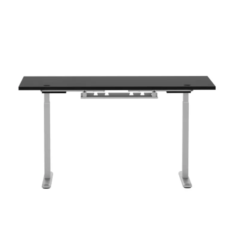 Adjustable Height Table Up Up Bjorn Gray, Table top L Black