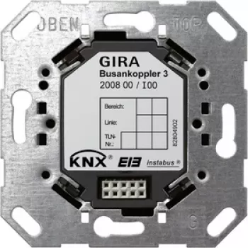 Connection module GIRA 200800, metallic, Protection Class III, -25–55 °C