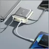 Portable power bank Awei C03 20000mAh with 45W output and integrated USB-A/USB-C cable