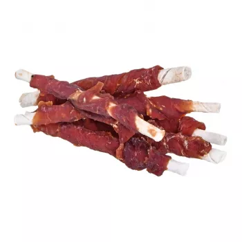Dog treats PETITTO Duck Kebab 500 g — duck-flavored soft training bites, 64% protein, 3% fat, gluten- and sugar-free