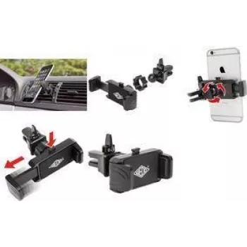 Smartphone holder WEDO Clip-it 6006101 — adjustable clamp, black
