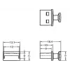 Socket safety cover USB Type-A DeLOCK 64009