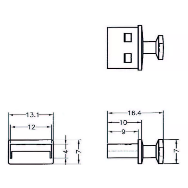 Socket safety cover USB Type-A DeLOCK 64009