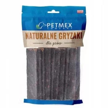 Dog treats PETMEX Wild Boar Stripes 200g — venison hypoallergenic chew strips, protein 37.9%, fat 23.4%