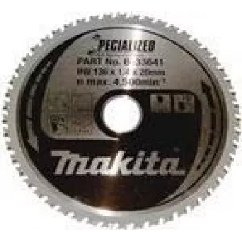 Makita Specialized - Circular Saw Blade - for Metal - 136 mm - 50 Teeth (B-33641)