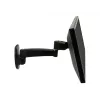 Ergotron 200 Series - Mounting Kit (Wall Arm) - for Monitor - 1 Extension - Steel - Black - Screen Size: to 81,3 cm (to 32 inch)