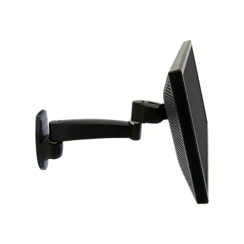 Ergotron 200 Series - Mounting Kit (Wall Arm) - for Monitor - 1 Extension - Steel - Black - Screen Size: to 81,3 cm (to 32 inch)