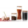Storage jar ritzenhoff & breker FAIA 1.0 L glass with cylindrical beechwood lid