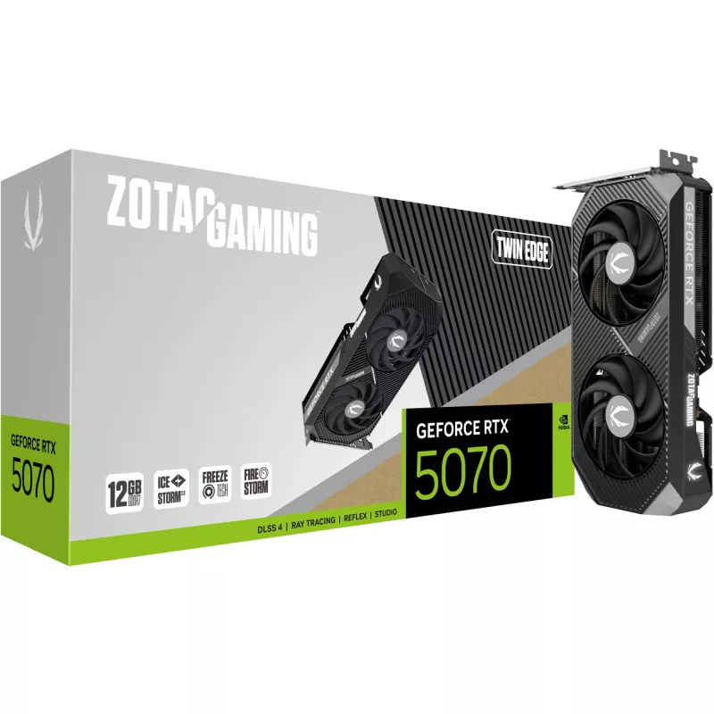 ZOTAC GAMING GeForce RTX 5070 Twin Edge 12GB GDDR7 Graphics Card