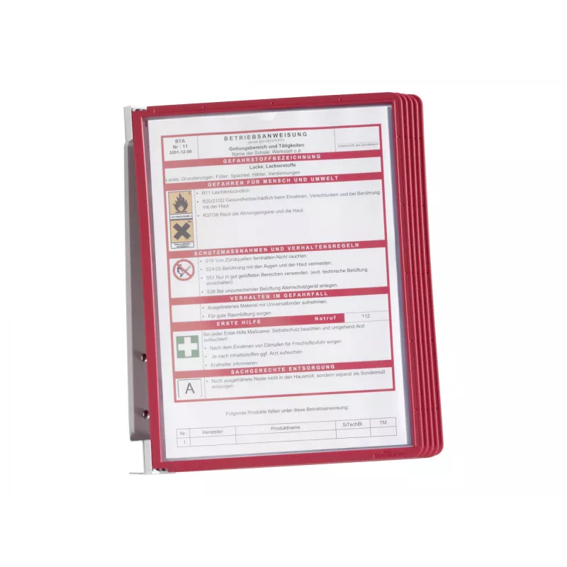 Document display carousel Portrait A4 Durable 5551-03