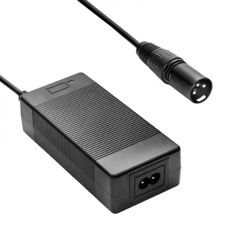 Akyga AK-EV-01 E-Bike Battery Charger for 24 V Batteries, 29.4 V / 2 A, 60 W, XLR Plug