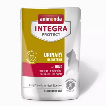 Wet cat food animonda Integra Protect Urinary Struvite Beef 85 g, grain-free, gluten-free