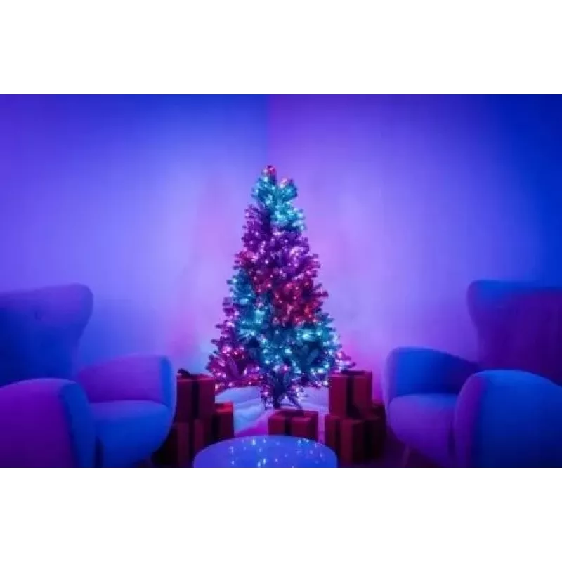 Pre-lit Christmas Tree Twinkly Regal Tree 1.50 m — 270 RGB LEDs, Wi‑Fi & Bluetooth, IP20, 36 W, green wire