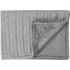 Medisana HB 680 electric heated blanket, 120 W, grey plush
