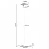 Floor stand holder MACLEAN MC-841 for one Sonos speaker, adjustable height, stable base