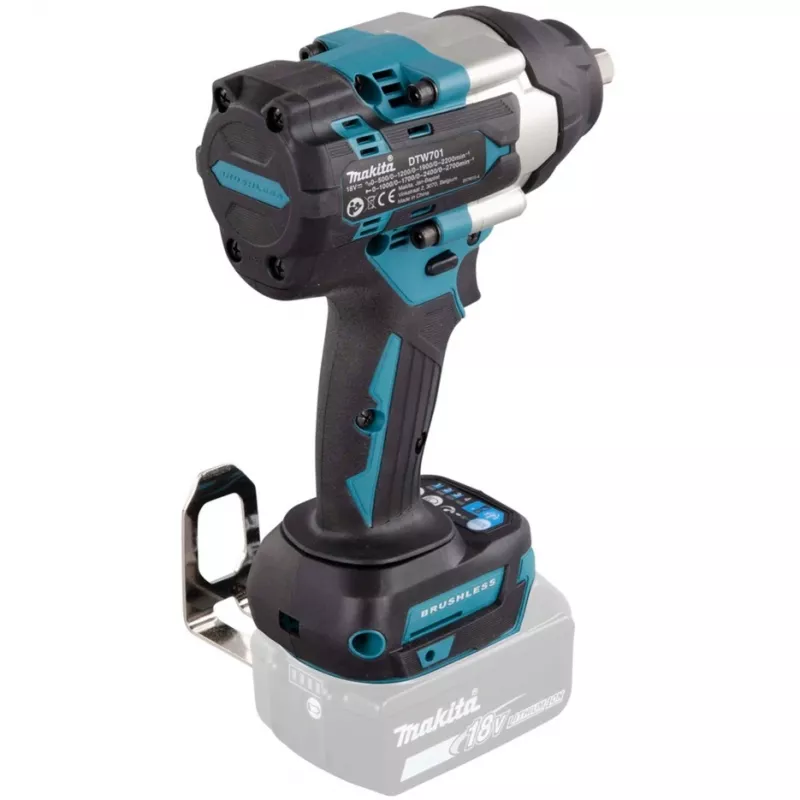 Makita DTW701Z power screwdriver/impact driver 2700 RPM Black, Blue