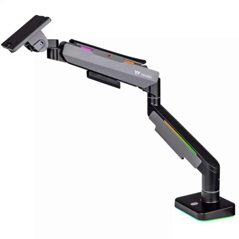 Thermaltake GEA-MSR-SMSBLK-01 monitor mount stand 124.5 cm 49 inch Desk Black Grey
