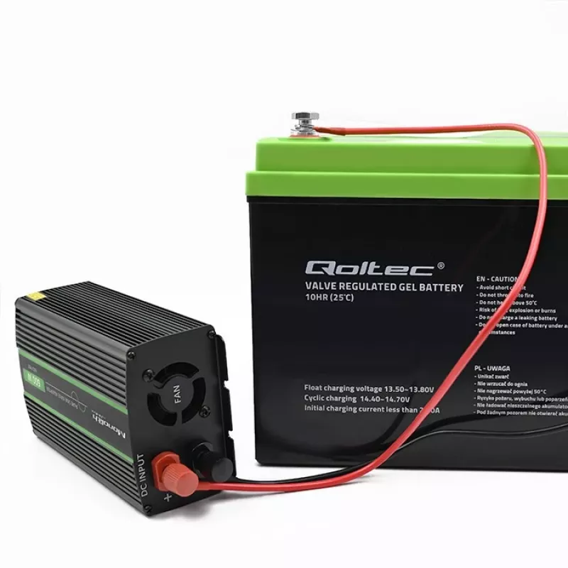 Qoltec Monolith power adapter inverter Auto 600 W 12 V