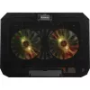 Notebook cooling pad DEFENDER NS-510 with 2 fans, 2×USB ports and RGB lighting