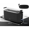 Clatronic TA 3802 4 slice(s) 1400 W Black
