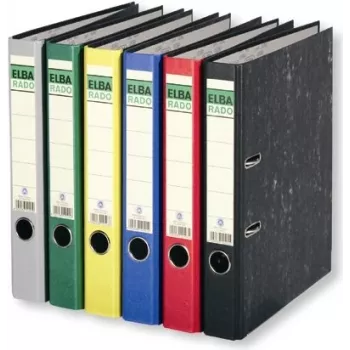 ELBA binder ELBArado 100022597 DIN A4 50mm cardboard Grey (100022597)