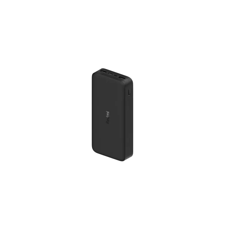 Xiaomi Mi 20000mAh Redmi Power Bank: 2 USB-a Port Rapid Charge Two Devices Simultaniously Dual Micro-USB/USB-C Input Port Portable Charger for Mobil