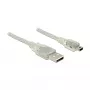 USB Cable DeLOCK 83909 5m USB2.0-A Mini-B Transparent