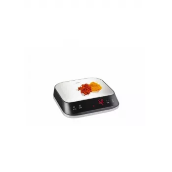 GEFU PREZISO Black, Stainless steel Countertop Rectangle Electronic kitchen scale