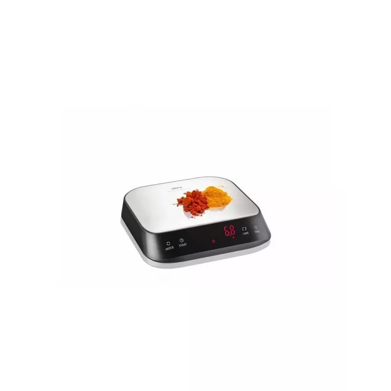 GEFU PREZISO Black, Stainless steel Countertop Rectangle Electronic kitchen scale