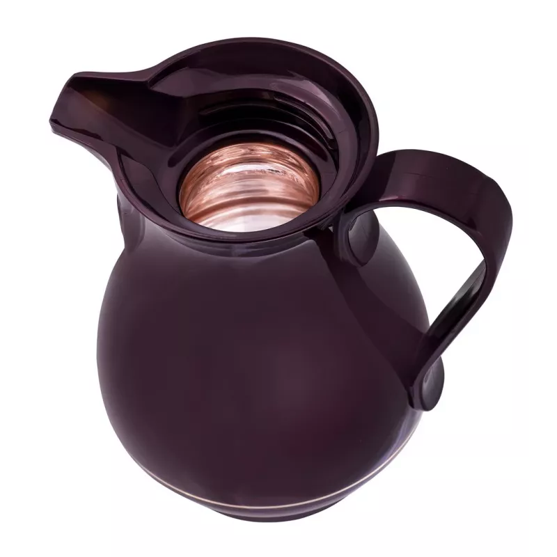 Vacuum flask ROTPUNKT 330-16-04-0 1 L, Cherry, keeps hot 24 h, cold 36 h
