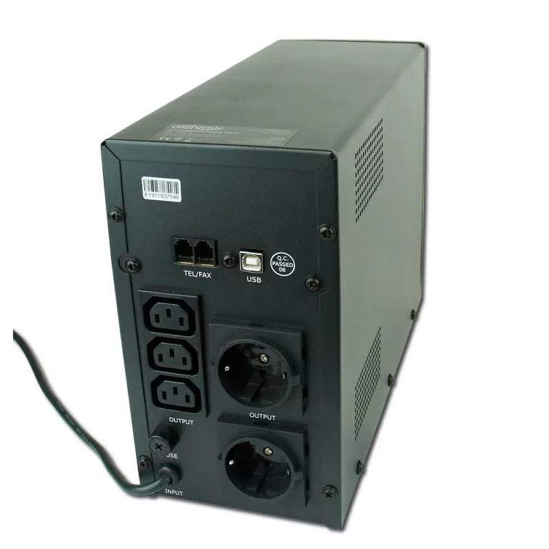 Gembird EG-UPS-033 uninterruptible power supply (UPS) Line-Interactive 1200 VA 720 W 3 AC outlet(s)