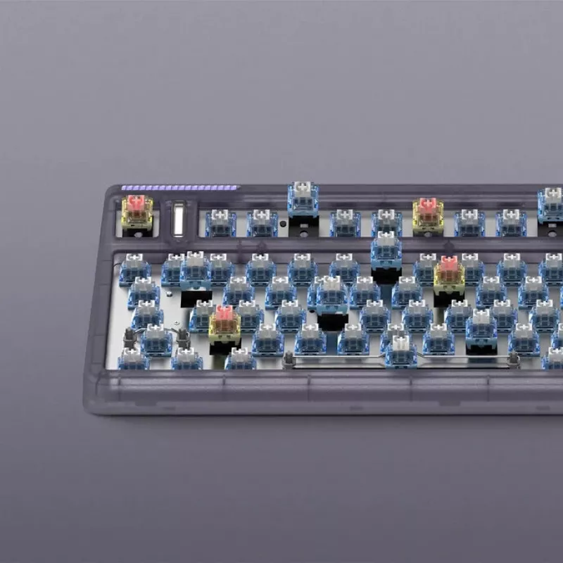 IQUNIX F97 Lavandin Wireless Gaming Keyboard, RGB, MX Red Switches, US