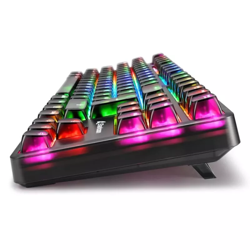 Mechanical Gaming Keyboard Sharkoon Crystal Shark Black DE with RGB lighting