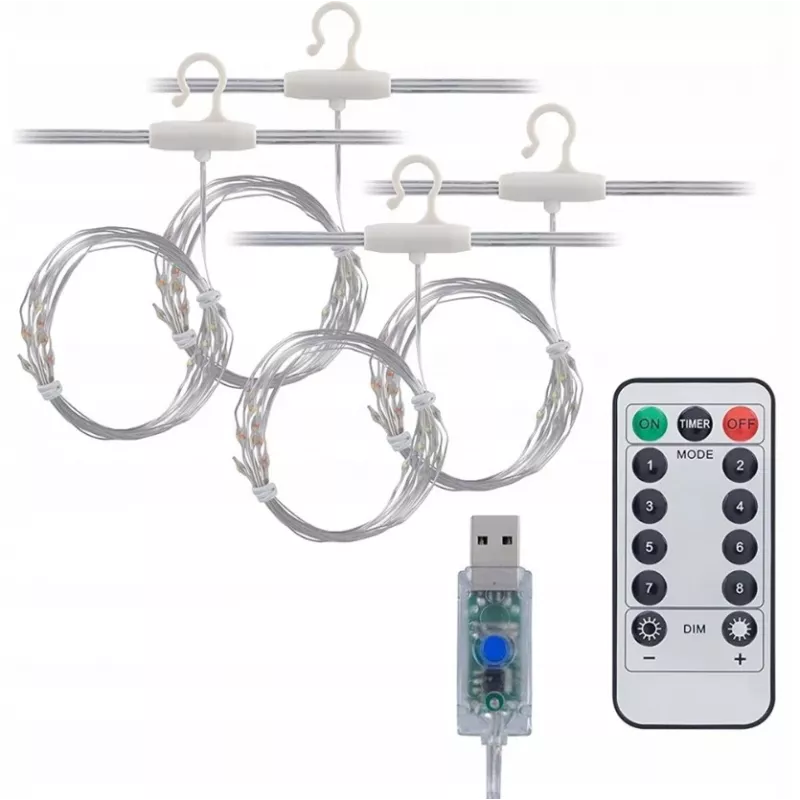 LED Curtain Extralink KURTYNA LED 3x3 with Remote (model EX.73172)