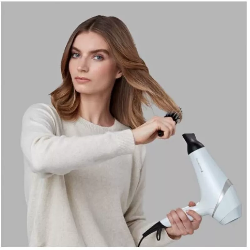 Hair dryer Remington AC8901 HYDRAlux 2300 W 3 temperature settings Ionic function Diffuser nozzle White