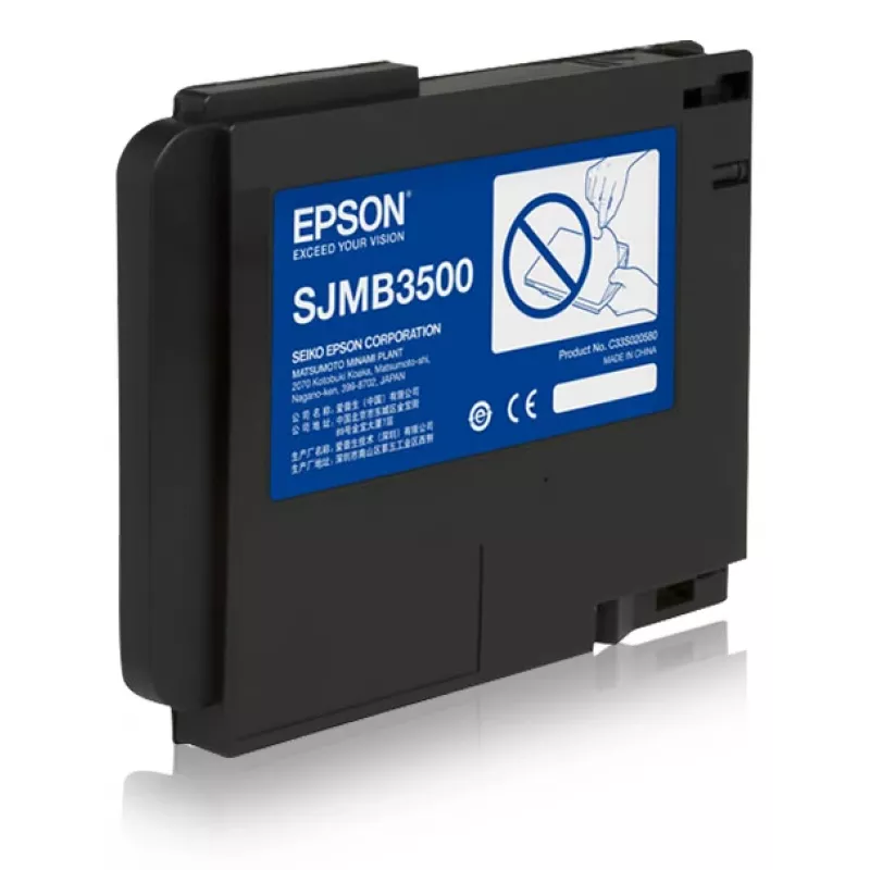 Epson SJMB3500: Maintenance box for ColorWorks C3500 series, China, Epson TM-C3500 Epson TM-C3500 (012), 1 pc(s), 311 g, 177 mm, 233 mm