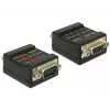 Connector DeLOCK 2xDB9 87713 Black