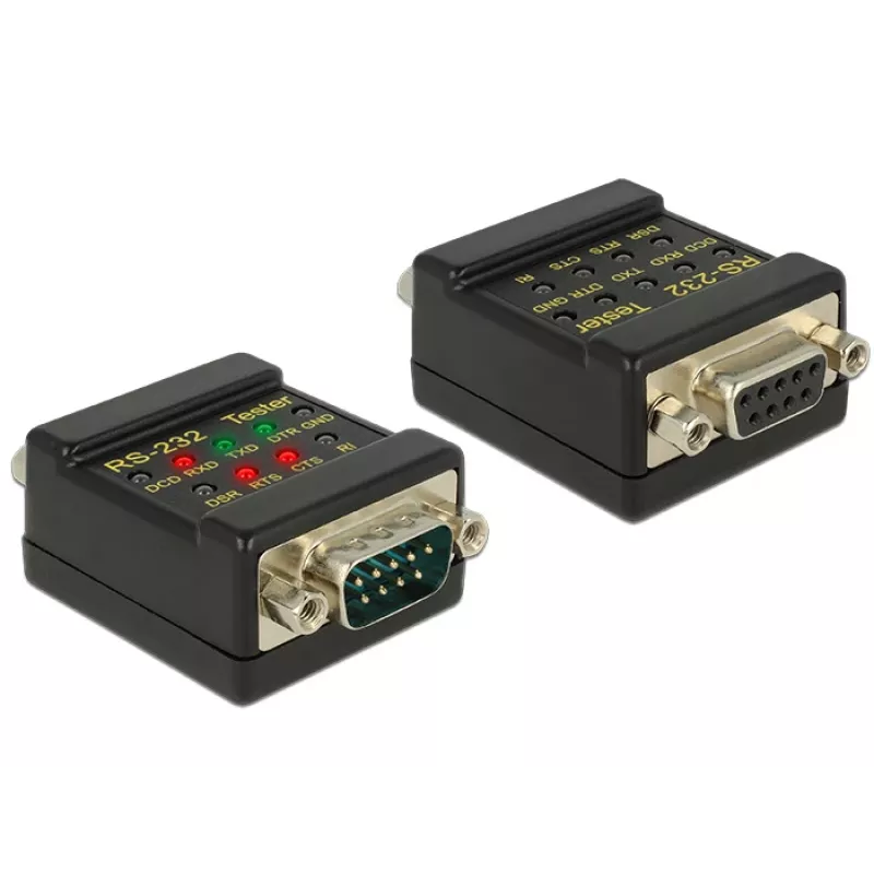 Connector DeLOCK 2xDB9 87713 Black