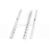 DIGITUS DN-19 ORG-42U Vertical Cable Management Channels for 42U Racks (Set of 2, Grey)