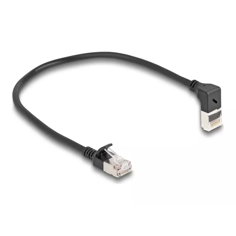 Network Cable DeLOCK RJ45 Cat.6A 0.25m Black