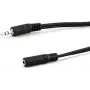 Audio extension cable e p B 125/5 LOSE — 3.5 mm male to 3.5 mm female, 5 m, black