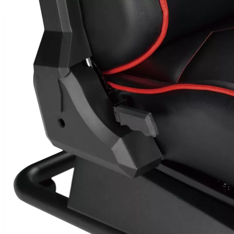 White Shark RSC-303 King of Speed Racing Simulator Cockpit - Steel Frame, Reclining PVC Leather Seat, Universal Wheel & Pedal Mounts